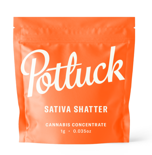 Potluck - Sativa Shatter - cannabis Concentrate | Kootenay Botanicals Canada