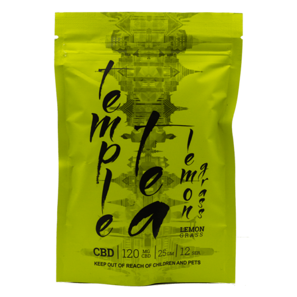 Temple Tea – Lemongrass CBD Tea – 120mg | Kootenay Botanicals Canada