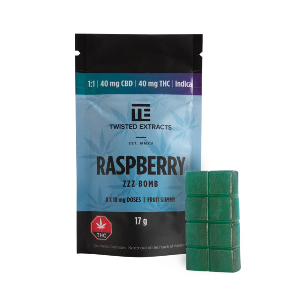 Twisted Extracts – Blue Raspberry 1:1 Zzz Bombs | Kootenay Botanicals Canada