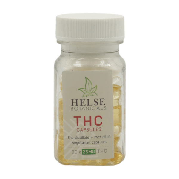 Helse Botanicals – THC Capsules – 25mg | Kootenay Botanicals Canada