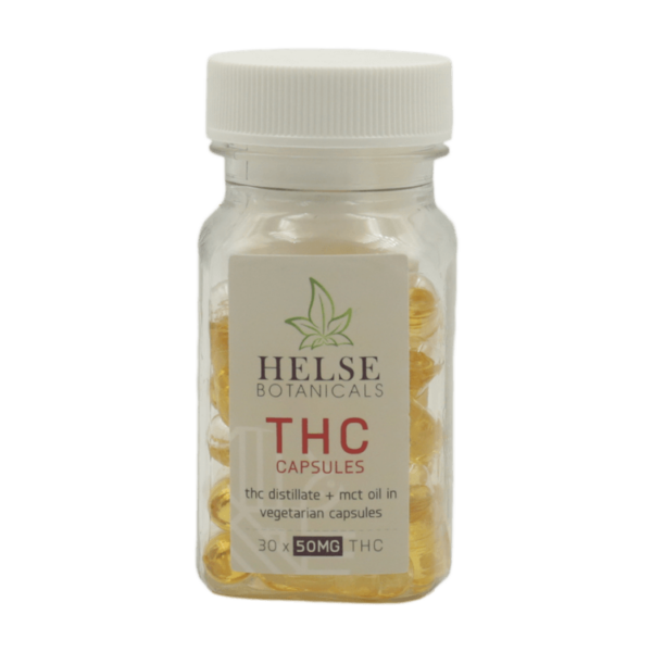 Helse Botanicals – THC Capsules – 50mg | Kootenay Botanicals Canada