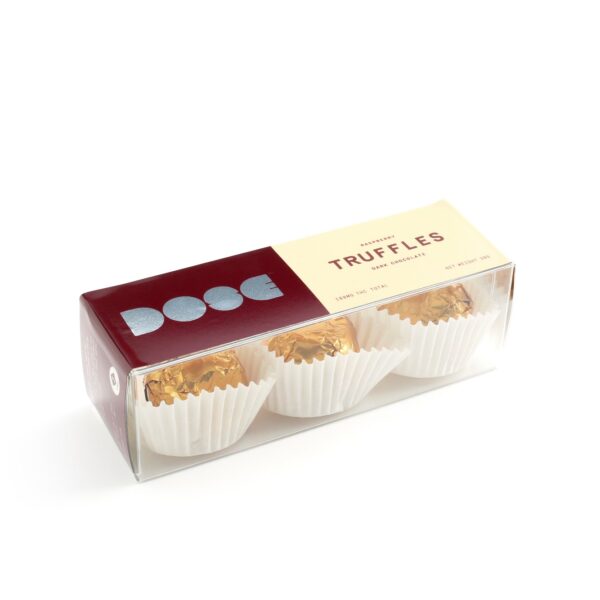Dose Edibles – Truffles – Dark Chocolate Raspberry – 180mg THC | Kootenay Botanicals Canada