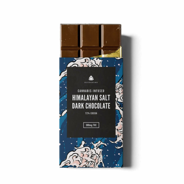Buudabomb – Himalayan Salt Dark Chocolate – 300mg THC | Kootenay Botanicals Canada