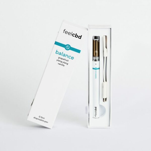 FeelCBD – Balance – Dispsable CBD Vape Pen 0.5ml | Kootenay Botanicals Canada