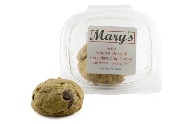 Mary’s Medibles – Extreme Strength Chocolate Chip Cookie – 300mg THC (Indica) | Kootenay Botanicals Canada