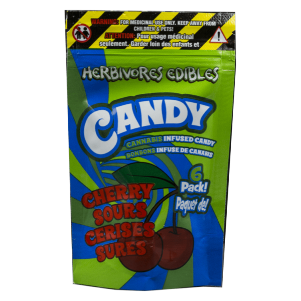 Herbivores Edibles – Cherry Sours Gummies | Kootenay Botanicals Canada