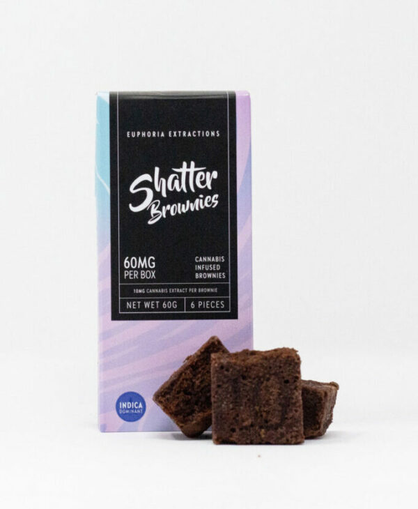 Euphoria Extractions – Shatter Brownies (Indica) | Kootenay Botanicals Canada