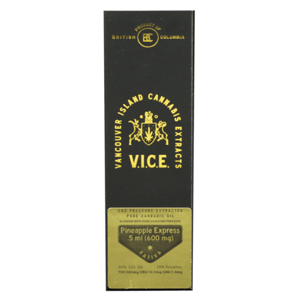 Vice – CO2 Oil Refill Cartridges – Pineapple Express 0.5ml | Kootenay Botanicals Canada