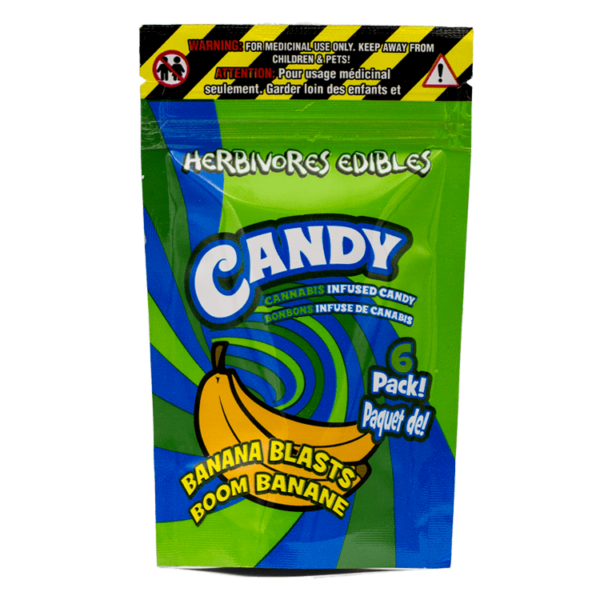 Herbivores Edibles – Banana Blasts Gummies | Kootenay Botanicals Canada