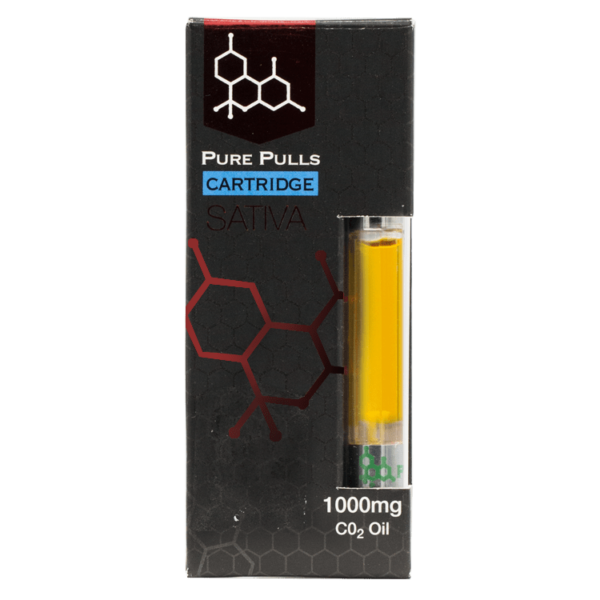 Pure Pulls – CO2 Oil Refill Cart – Sativa 1ml | Kootenay Botanicals Canada