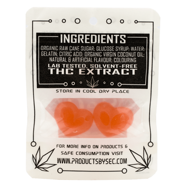 SEC – Hearts- 50mg THC | Kootenay Botanicals Canada