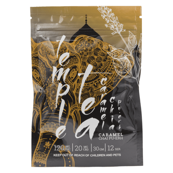 Temple Tea – Caramel Chai Pu-Erh 120mg THC | Kootenay Botanicals Canada
