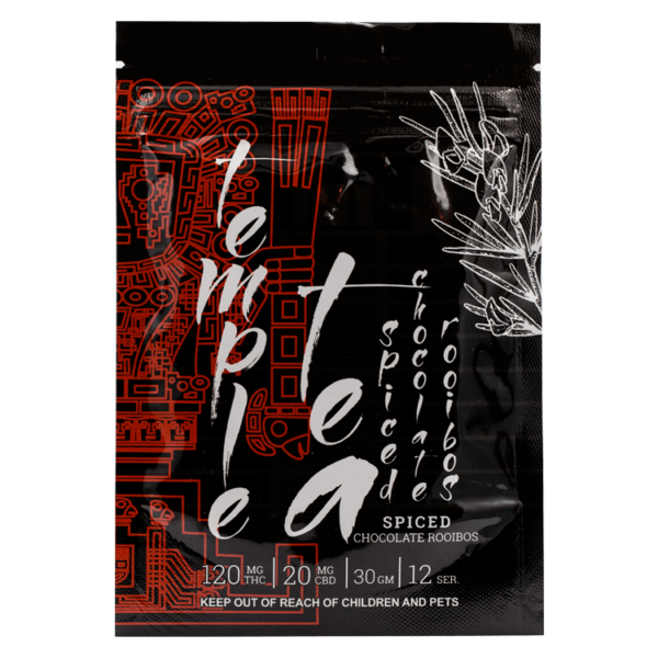 Temple Tea – Spiced Chocolate Rooibos – 120mg THC | Kootenay Botanicals Canada