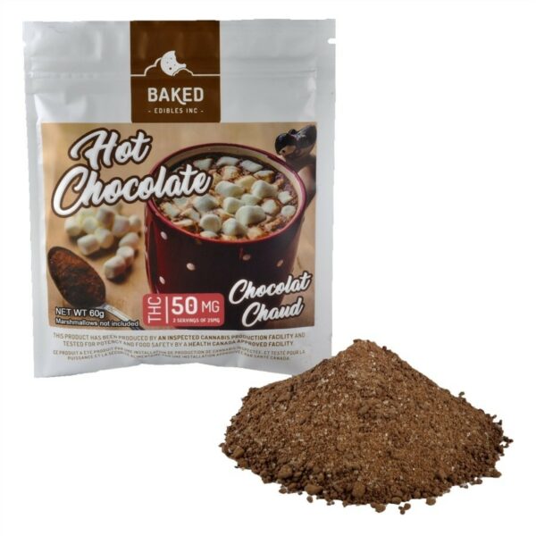Baked Edibles – Hot Chocolate 50mg THC | Kootenay Botanicals Canada