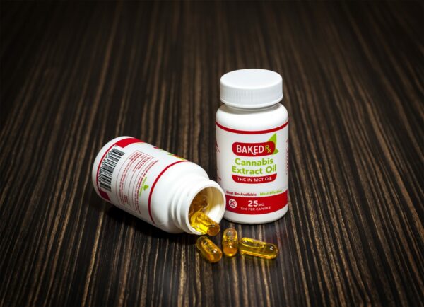 Baked Edibles – THC Extract Capsules 25mg | Kootenay Botanicals Canada