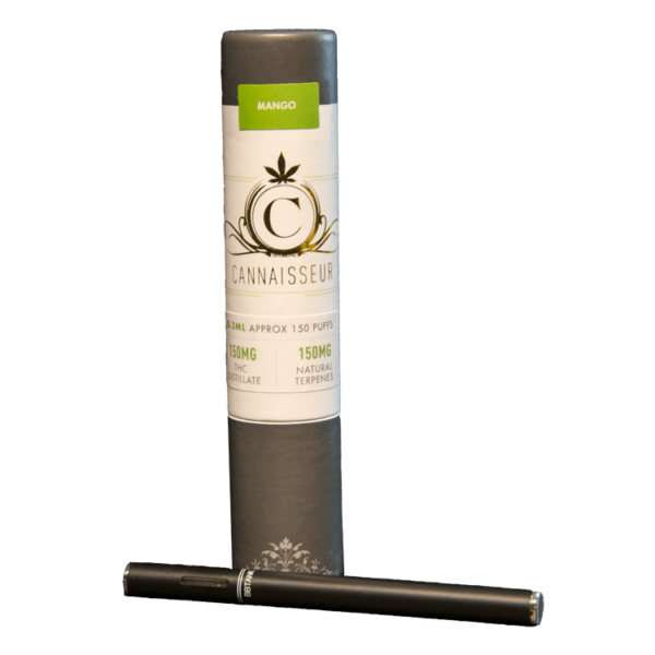 Cannaisseur – Disposable THC Distillate Pen – Mango 0.3ml | Kootenay Botanicals Canada