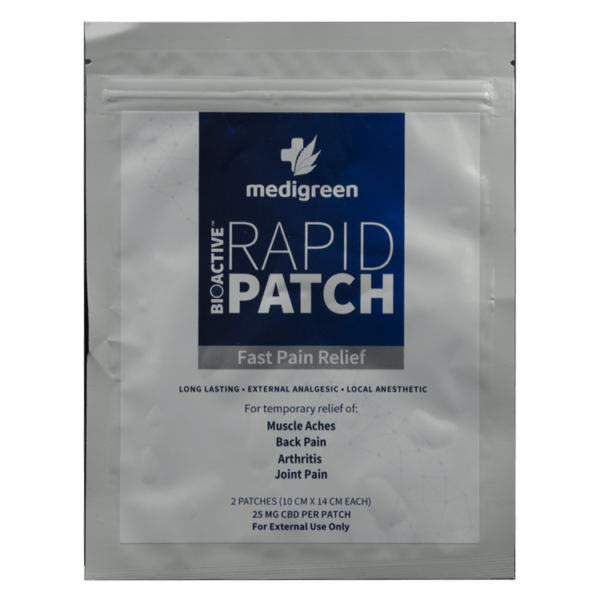 Medigreen Rapid CBD Patch – Fast Pain Relief | Kootenay Botanicals Canada