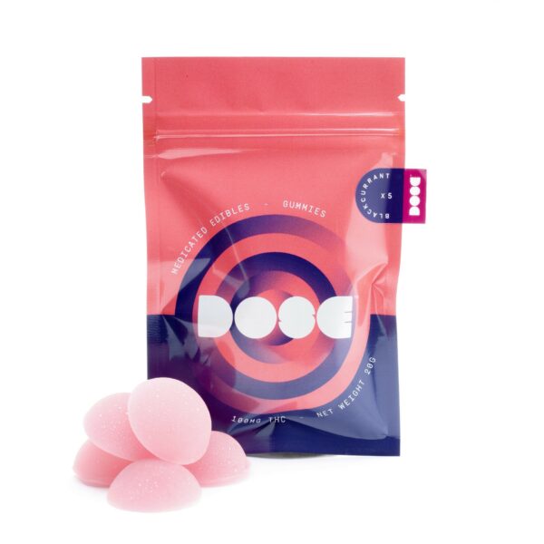 Dose Edibles Gummies – Blackcurrant | Kootenay Botanicals Canada