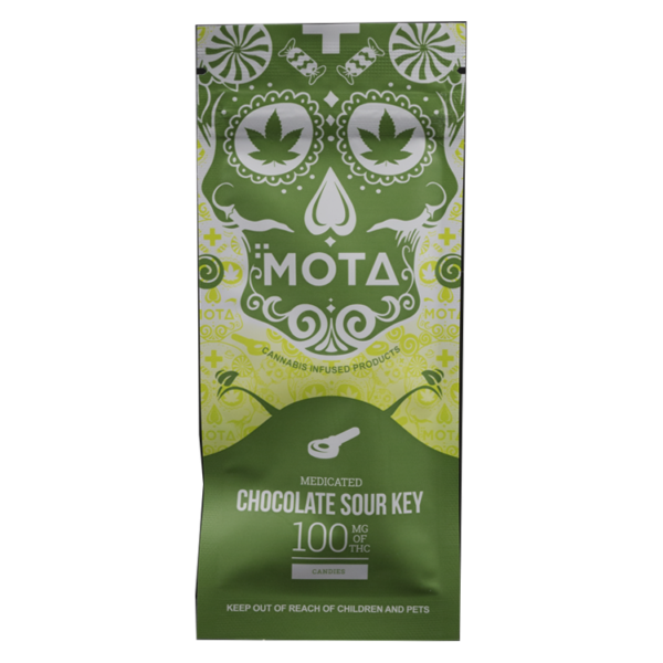 MOTA Edibles – Chocolate Sour Key – 100mg THC | Kootenay Botanicals Canada