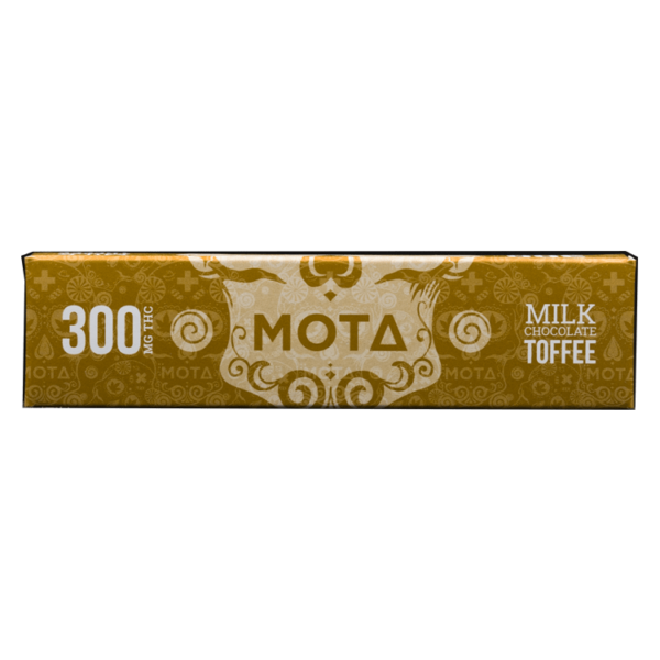 MOTA Edibles – Milk Chocolate Toffee Bar – 300mg THC | Kootenay Botanicals Canada