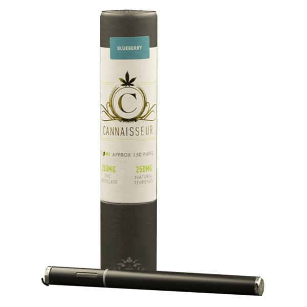 Cannaisseur – Disposable THC Distillate Pen – Blueberry 0.5ml | Kootenay Botanicals Canada