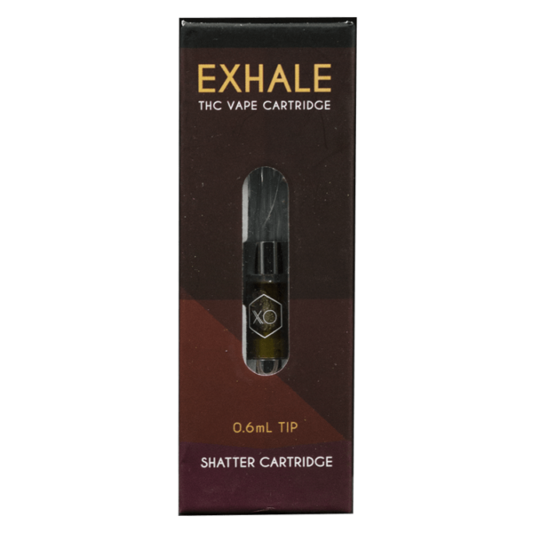 XO Exhale – Liquid Shatter Refill Cartridge – Girl Scout Cookies 0.6ml | Kootenay Botanicals Canada