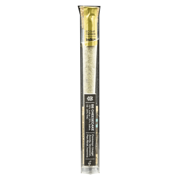 Flowerpwr – Pre-Roll – BB Cheesecake – 1g | Kootenay Botanicals Canada