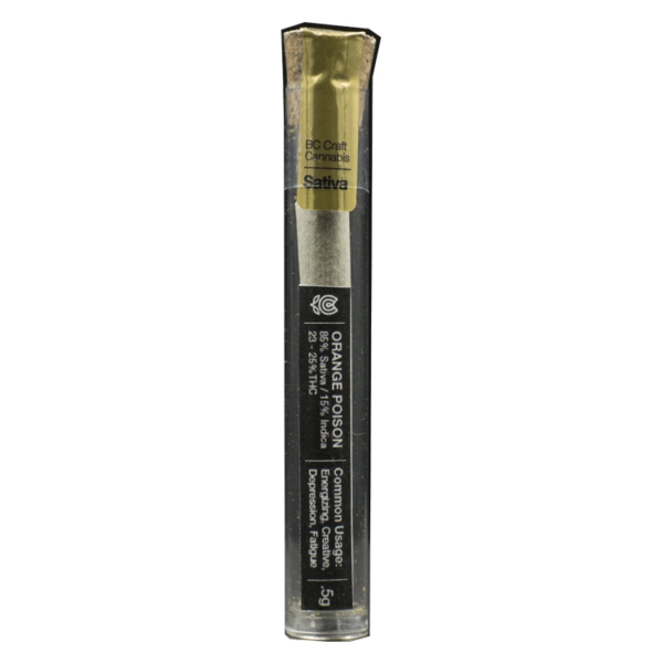 Flowerpwr – Pre-Roll – Orange Poison – 1g or 0.5g | Kootenay Botanicals Canada