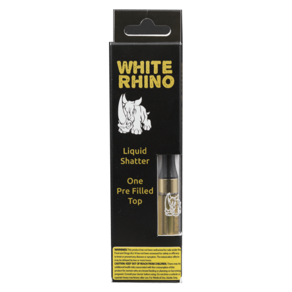 White Rhino – Liquid Shatter Refill Cartridge – Girl Scout Cookies 1g | Kootenay Botanicals Canada
