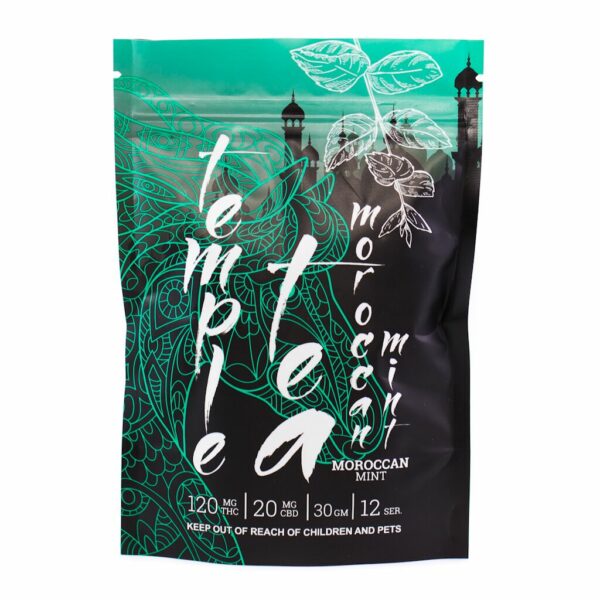 Temple Tea – Moroccan Mint – 120mg THC | Kootenay Botanicals Canada