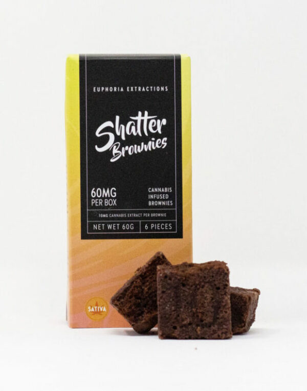 Euphoria Extractions – Shatter Brownies (Sativa) | Kootenay Botanicals Canada