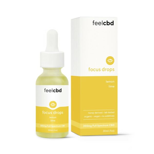 FeelCBD – Focus Drops – CBD Tincture 300mg | Kootenay Botanicals Canada