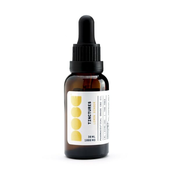 Dose – CBD Tinctures – Lemon Ginger – 1000mg CBD | Kootenay Botanicals Canada