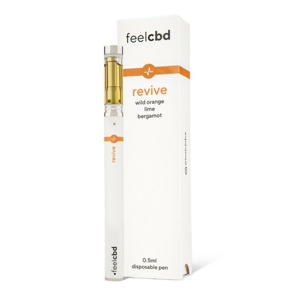 FeelCBD – Revive – Dispsable CBD Vape Pen 0.5ml | Kootenay Botanicals Canada