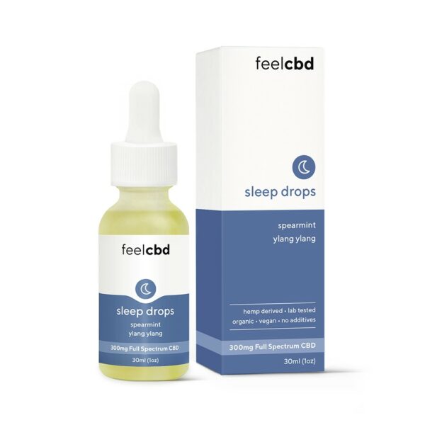 FeelCBD – Sleep Drops – CBD Tincture 300mg | Kootenay Botanicals Canada