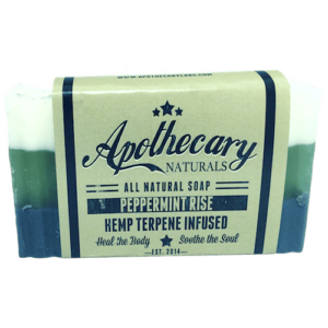 Apothecary Naturals – Body Soap – Peppermint Rise 100g | Kootenay Botanicals Canada