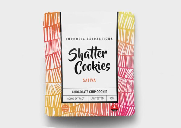 Euphoria Extractions – Chocolate Chip Cookie – Sativa – 100mg THC | Kootenay Botanicals Canada