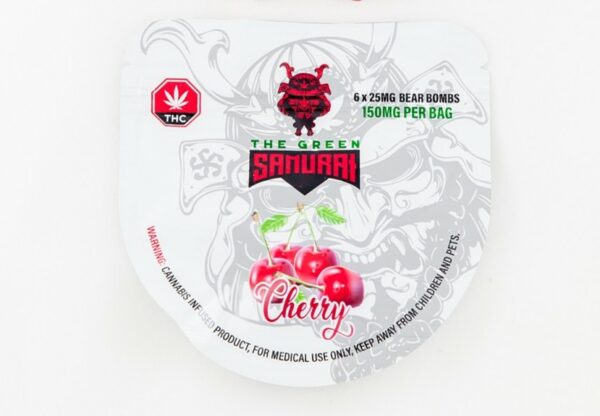 The Green Samurai – Cherry Gummies – 150mg | Kootenay Botanicals Canada