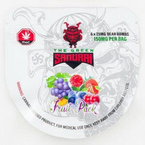 The Green Samurai – Fruit Pack Gummies – 150mg | Kootenay Botanicals Canada