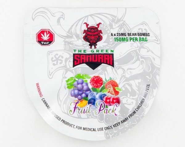 The Green Samurai – Fruit Pack Gummies – 150mg | Kootenay Botanicals Canada