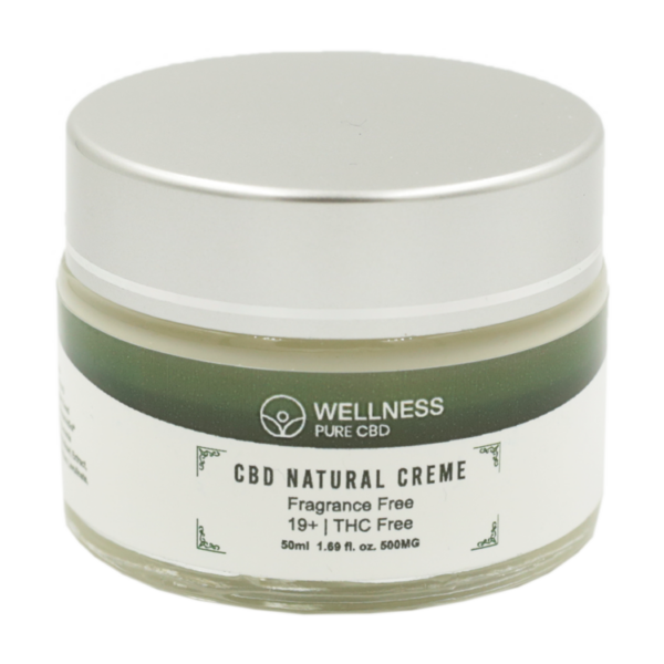 Wellness Pure CBD – Natural Creme – 500mg | Kootenay Botanicals Canada