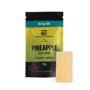 Twisted Extracts – Pineapple Jelly Bombs – CBD | Kootenay Botanicals Canada