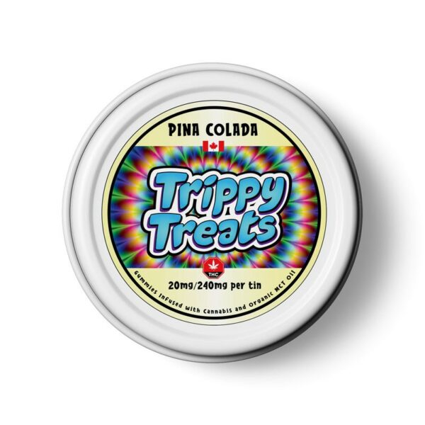 Trippy Treats – Hawaiian Fruit Punch Gummies – 400mg THC | Kootenay Botanicals Canada