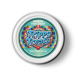 Trippy Treats – Hawaiian Fruit Punch Gummies – 400mg THC | Kootenay Botanicals Canada