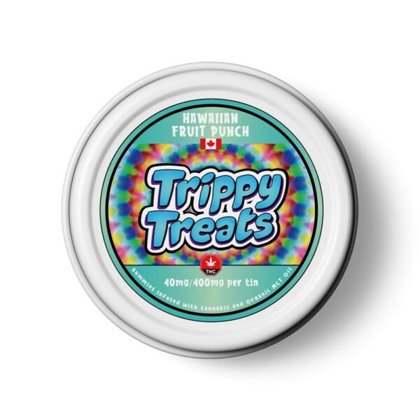 Trippy Treats – Hawaiian Fruit Punch Gummies – 400mg THC | Kootenay Botanicals Canada