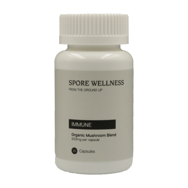 Spore Wellness – Organic Mushroom Blend – 500mg | Kootenay Botanicals Canada