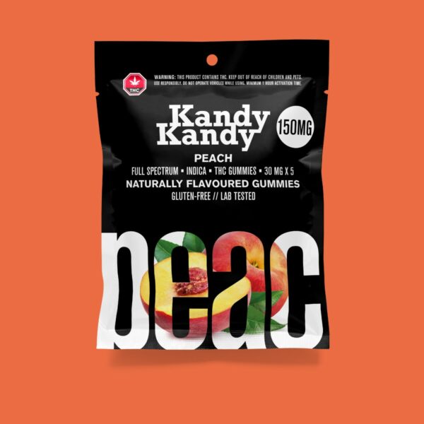 Kandy Kandy – Peach Gummies | Kootenay Botanicals Canada