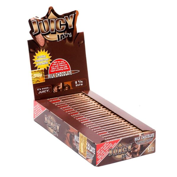 Juicy Jay’s – Hemp Papers (1.25 Inch) – Milk Chocolate | Kootenay Botanicals Canada
