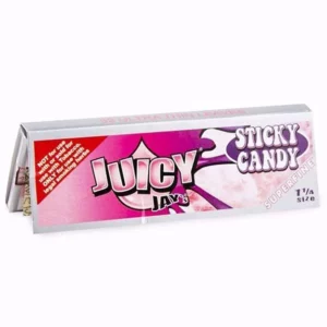 Juicy Jay’s – Superfine Hemp Papers (1.25 Inch) – Sticky Candy | Kootenay Botanicals Canada