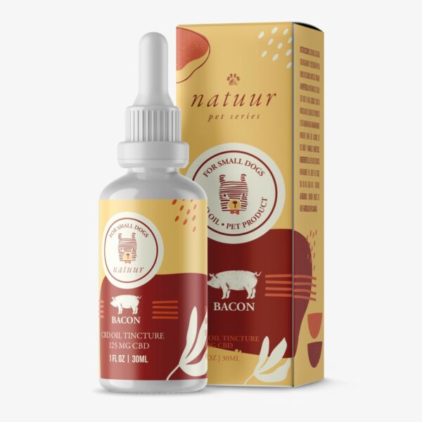 Natuur – Pet Series – CBD Oil For Small Dogs – Bacon Flavour – 125mg | Kootenay Botanicals Canada
